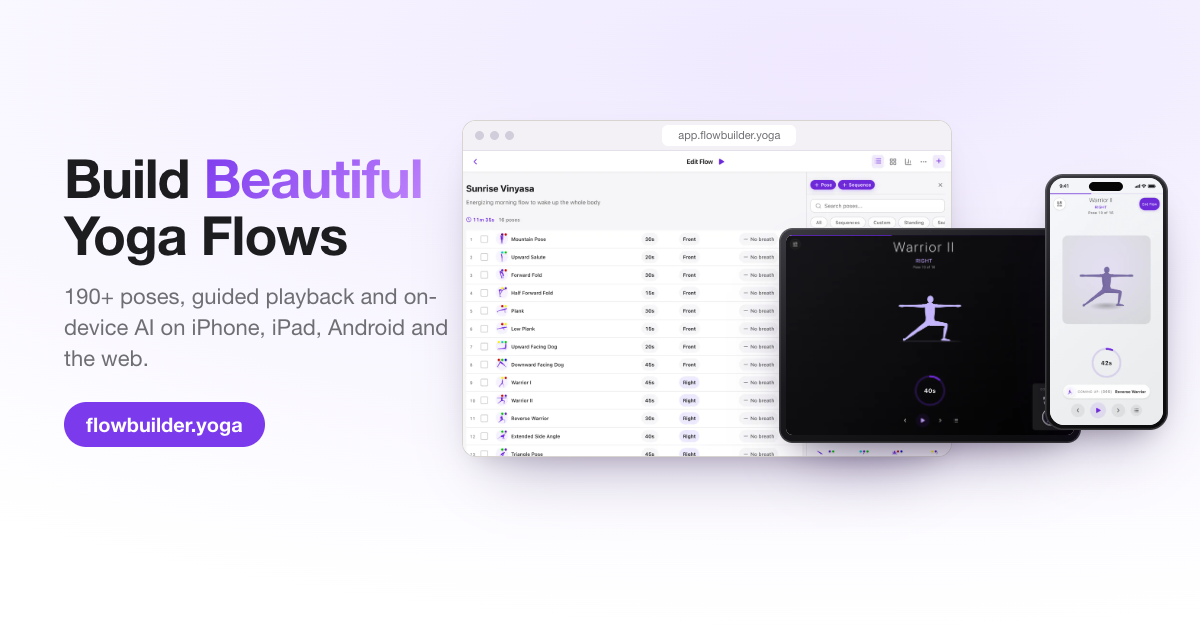 Flow Builder - Build Beautiful Yoga Flows | Sequence Builder